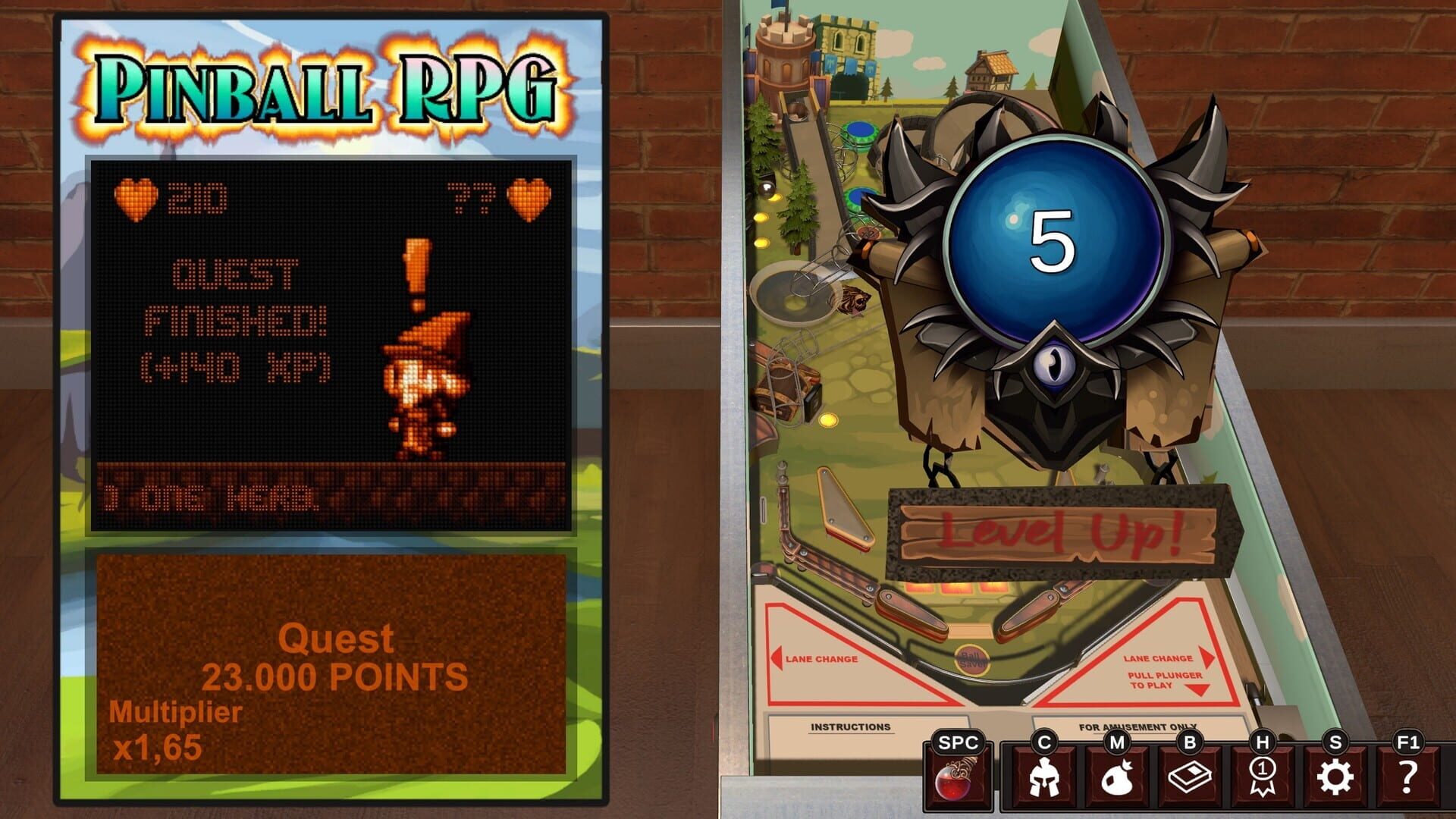 Eternal Pinball RPG - Screenshot