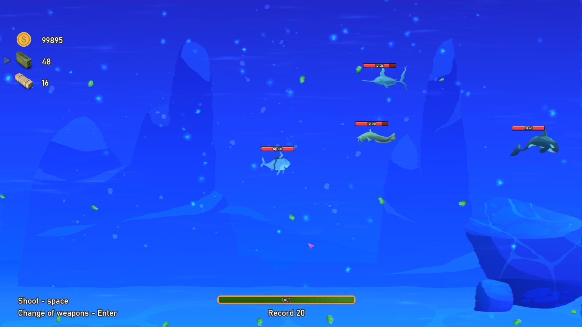 Crazy Shark - Screenshot