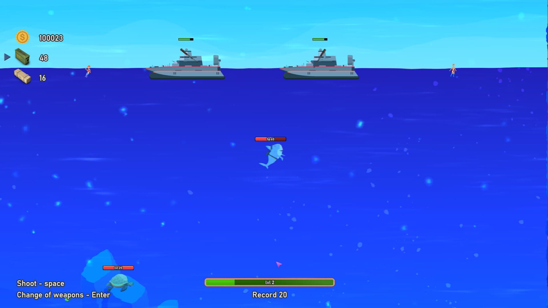 Crazy Shark - Screenshot
