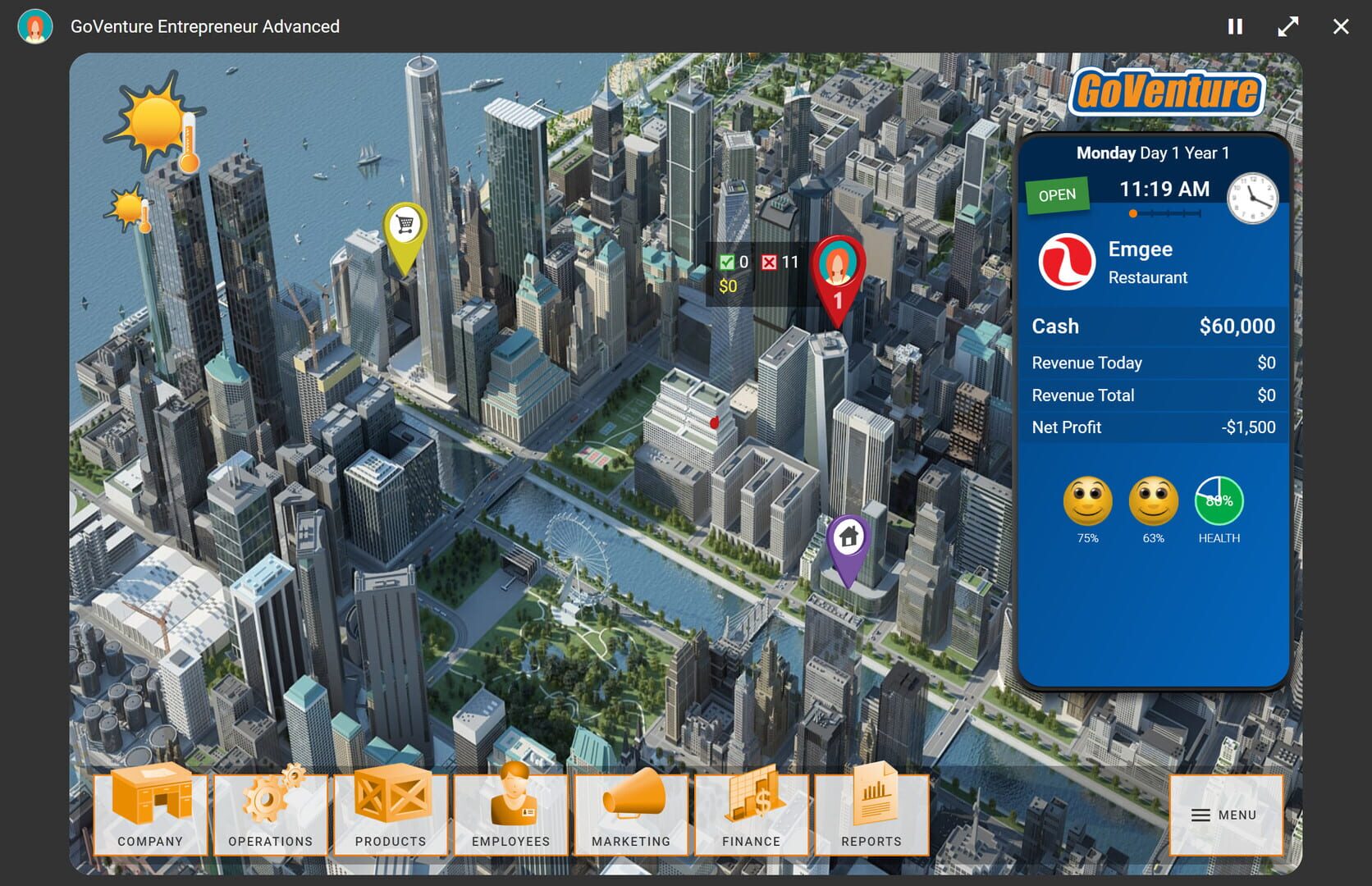 GoVenture Entrepreneur - Screenshot