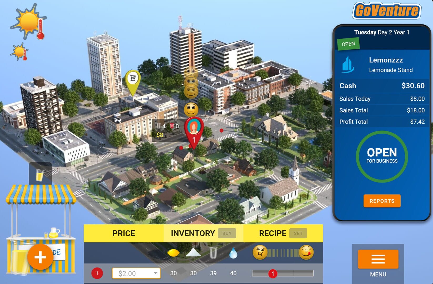 GoVenture Entrepreneur - Screenshot