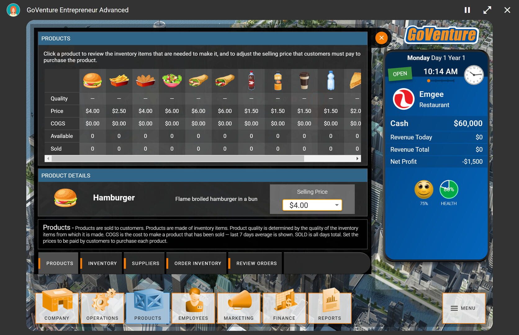 GoVenture Entrepreneur - Screenshot