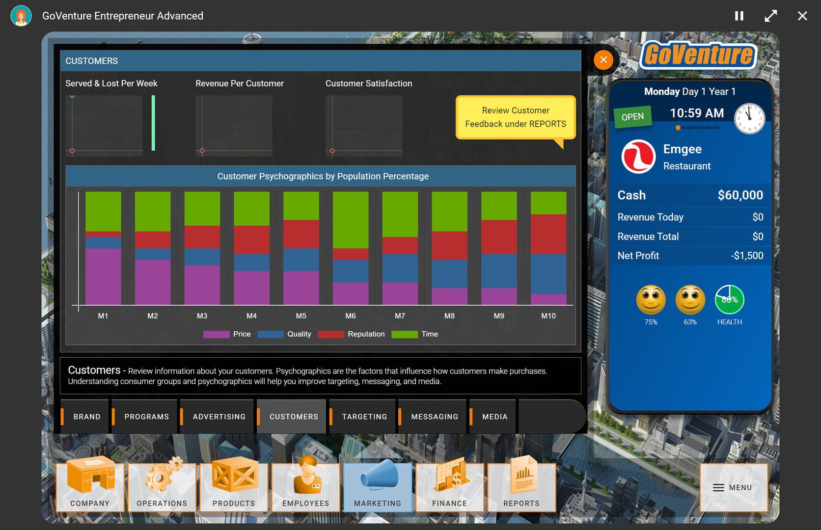 GoVenture Entrepreneur - Screenshot