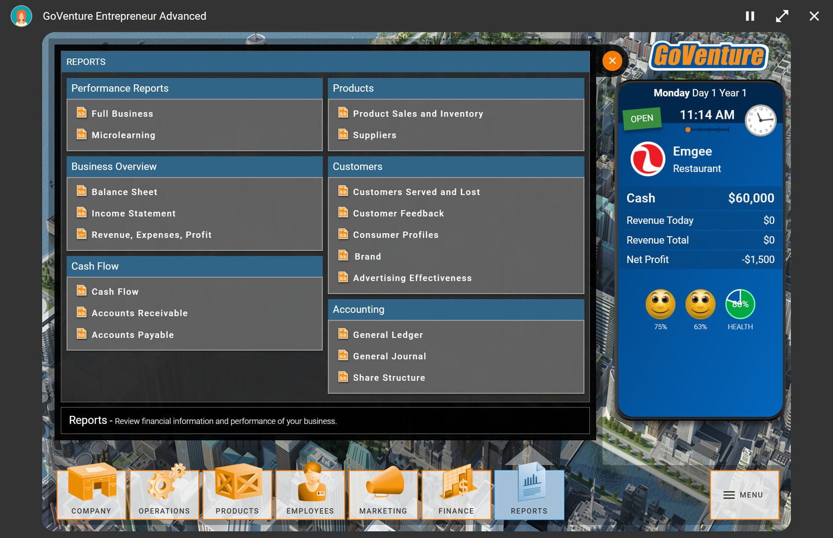 GoVenture Entrepreneur - Screenshot