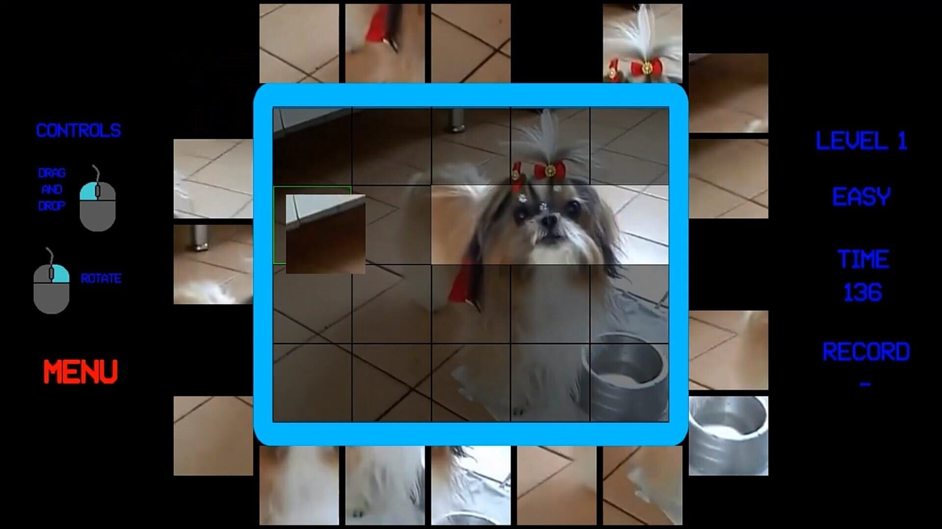 Dogs Cyberpuzzle - Screenshot