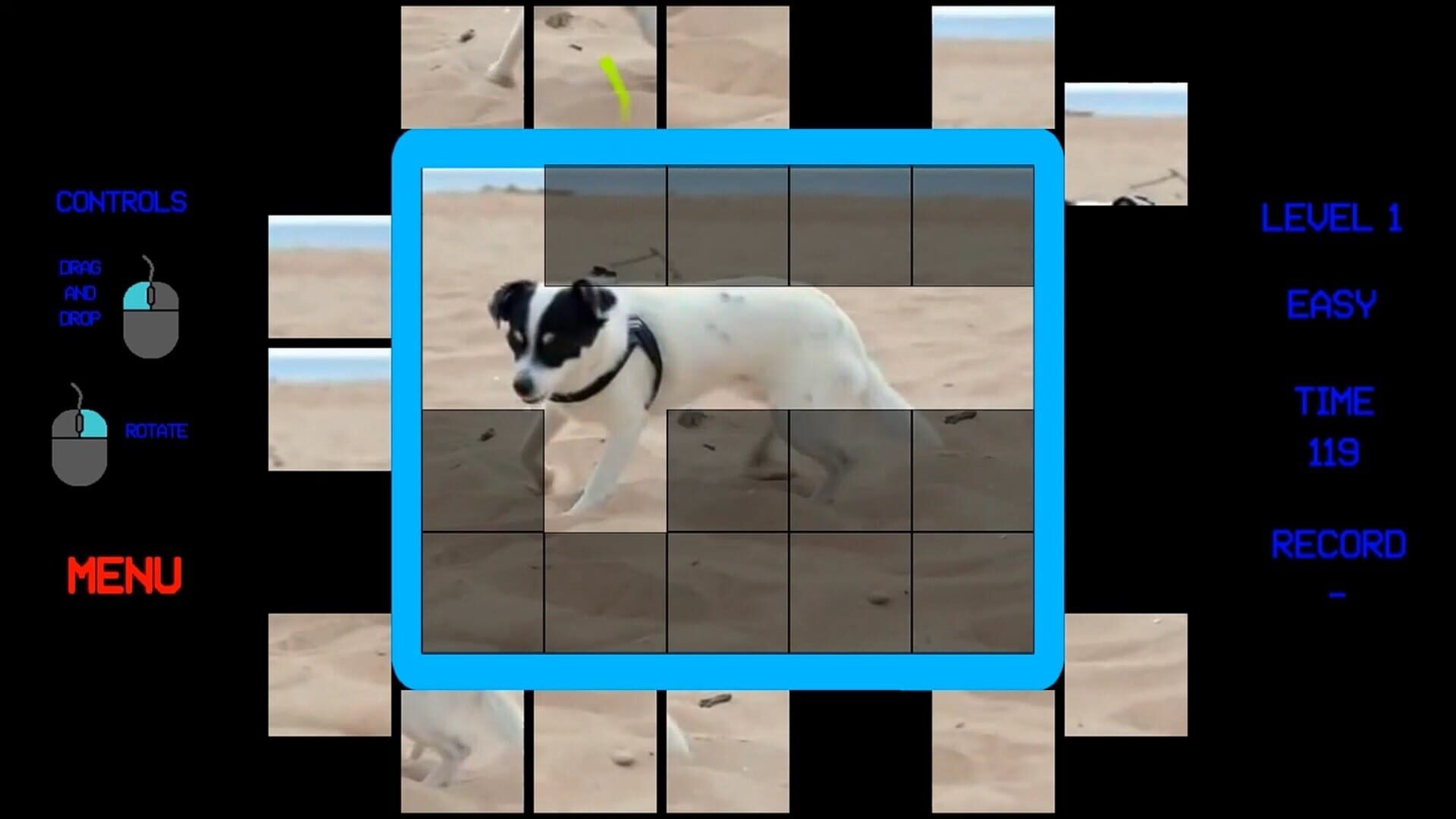 Dogs Cyberpuzzle - Screenshot