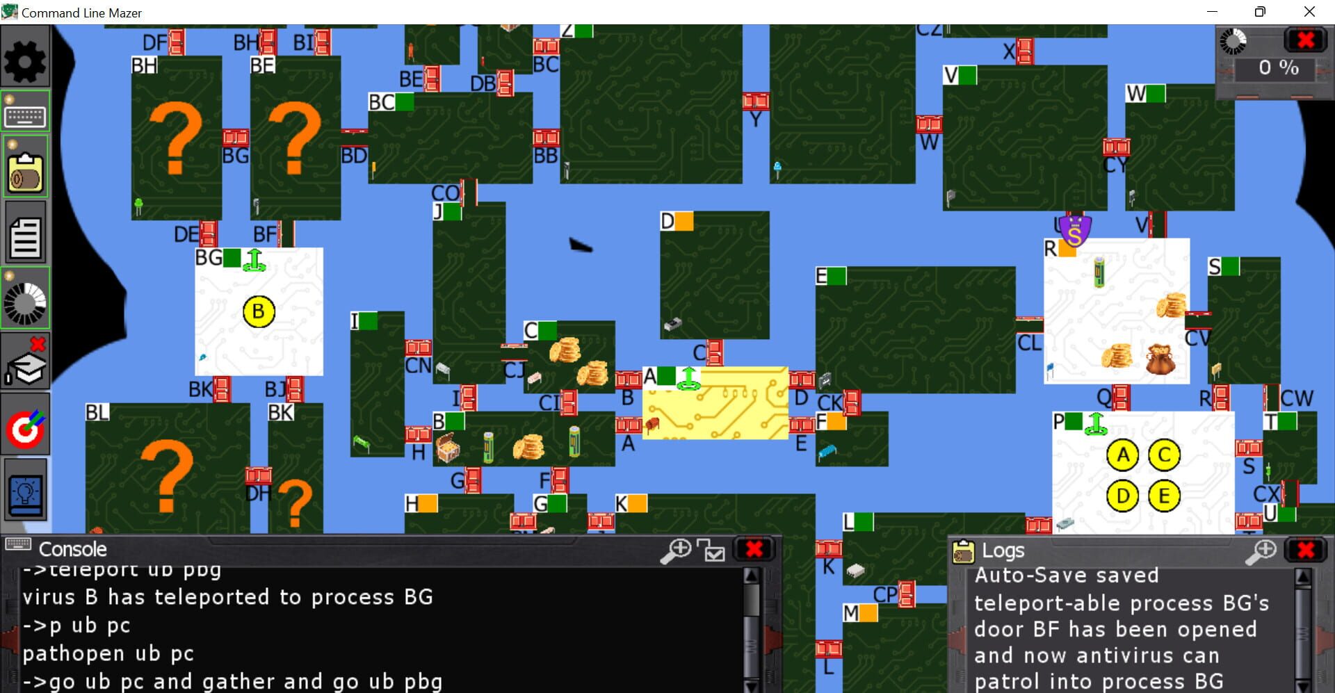Command Line Mazer - Screenshot