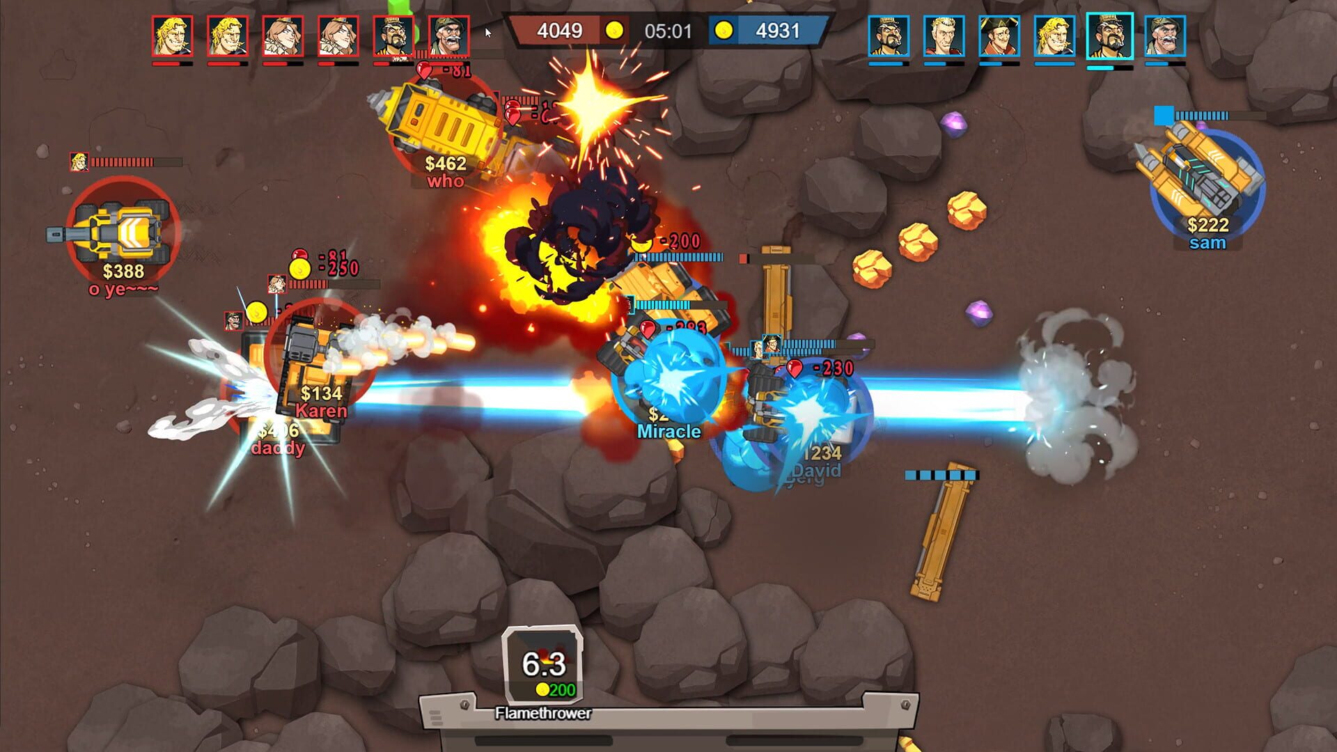 Mine Clash - Screenshot