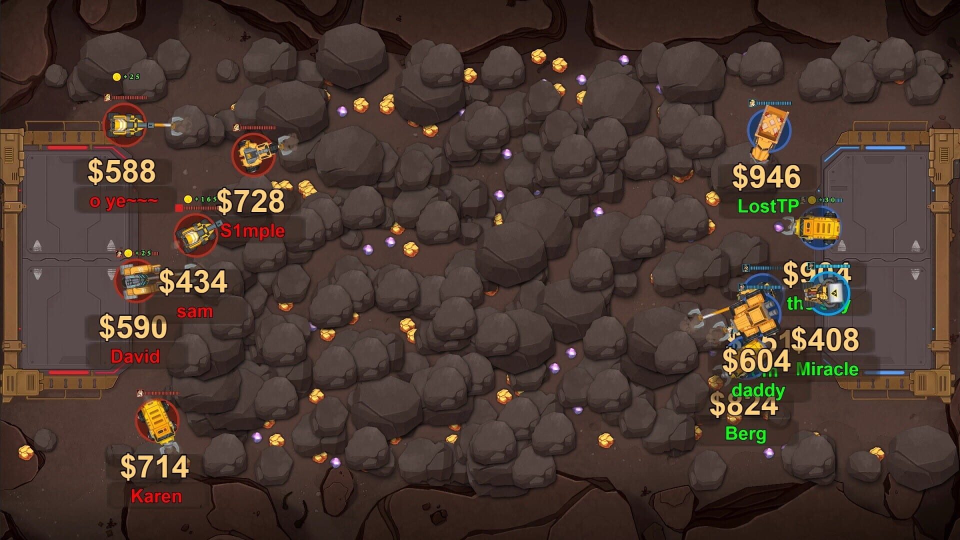 Mine Clash - Screenshot