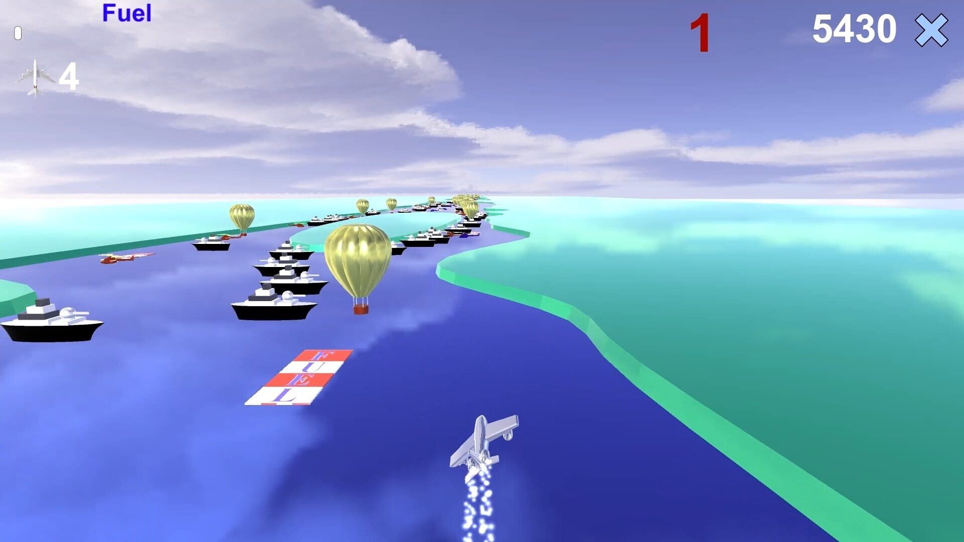 River Raid 3D - Screenshot