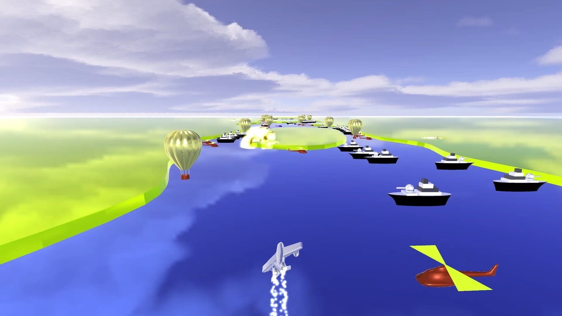 River Raid 3D - Screenshot