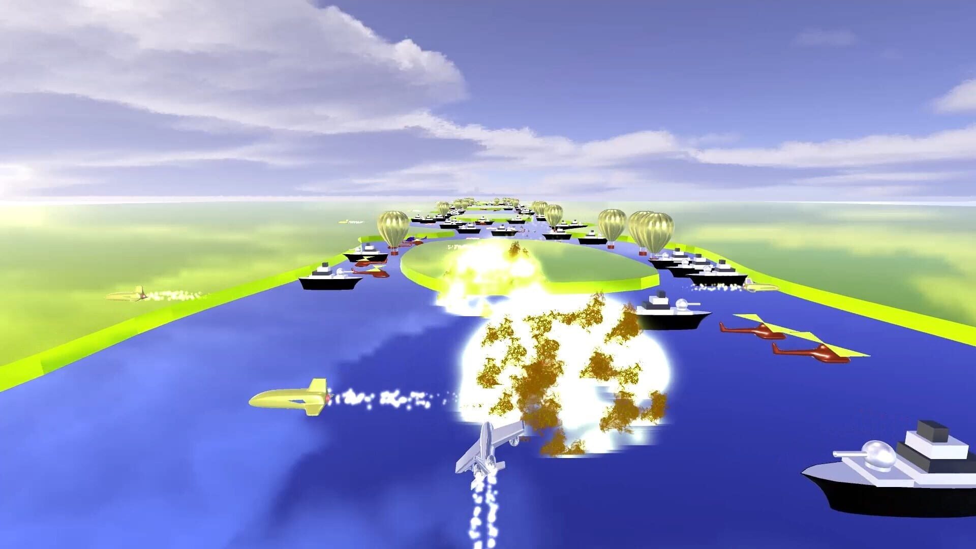 River Raid 3D - Screenshot