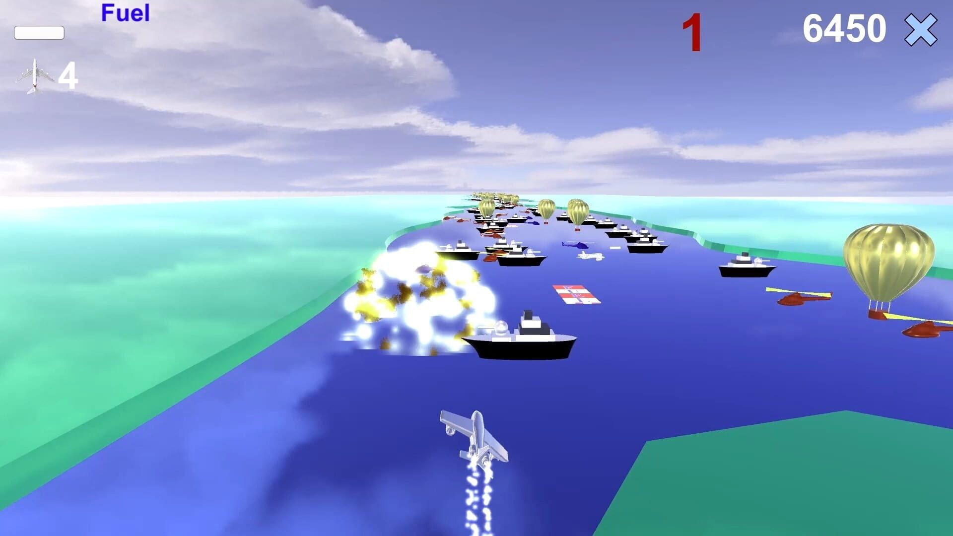 River Raid 3D - Screenshot