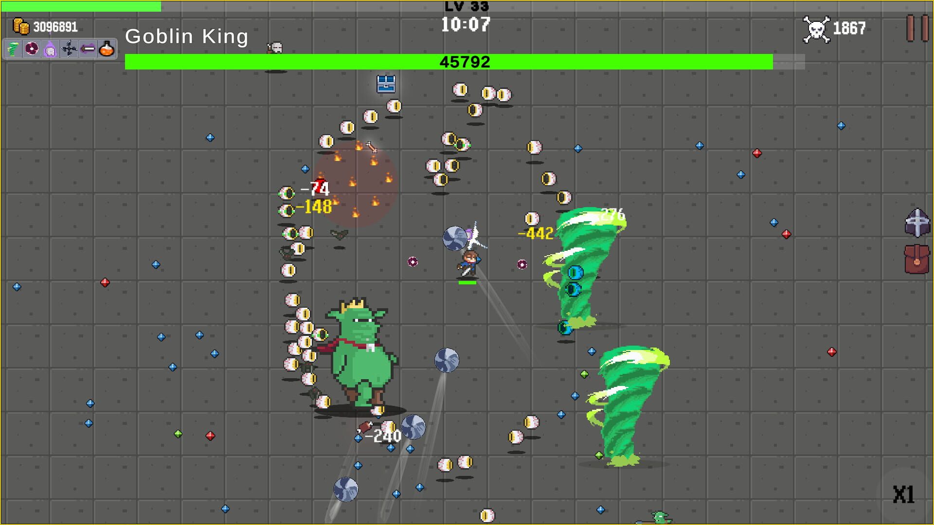 Pixel Survivors: Roguelike - Screenshot