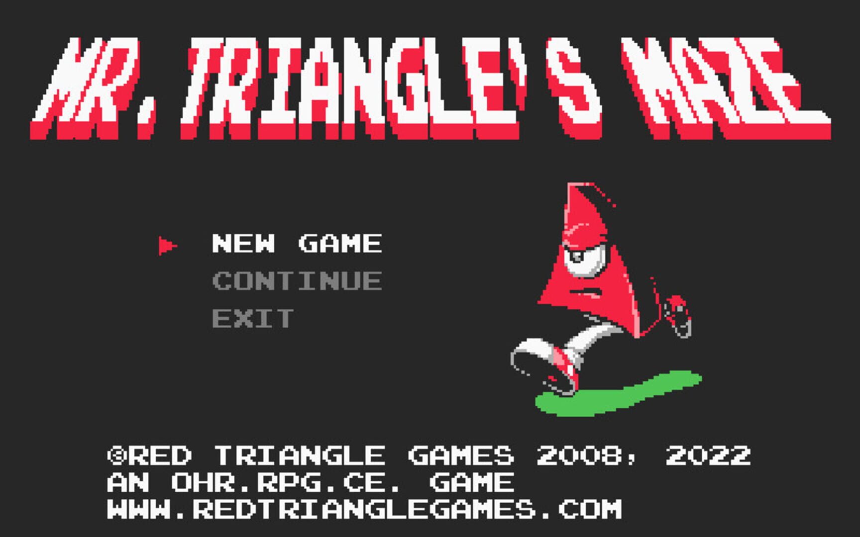 Mr. Triangle's Maze - Screenshot