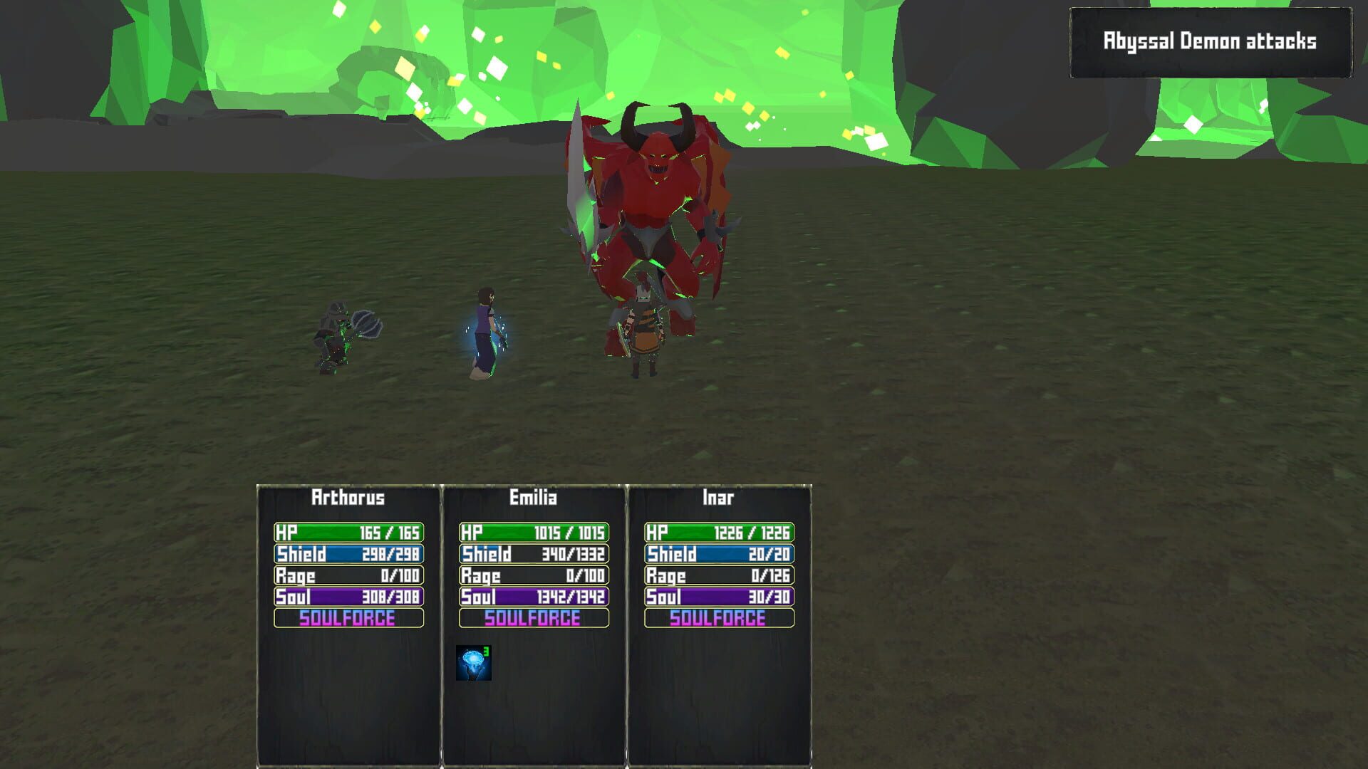 The Legend of the Soulforce: Heroes of the Abyss - Screenshot
