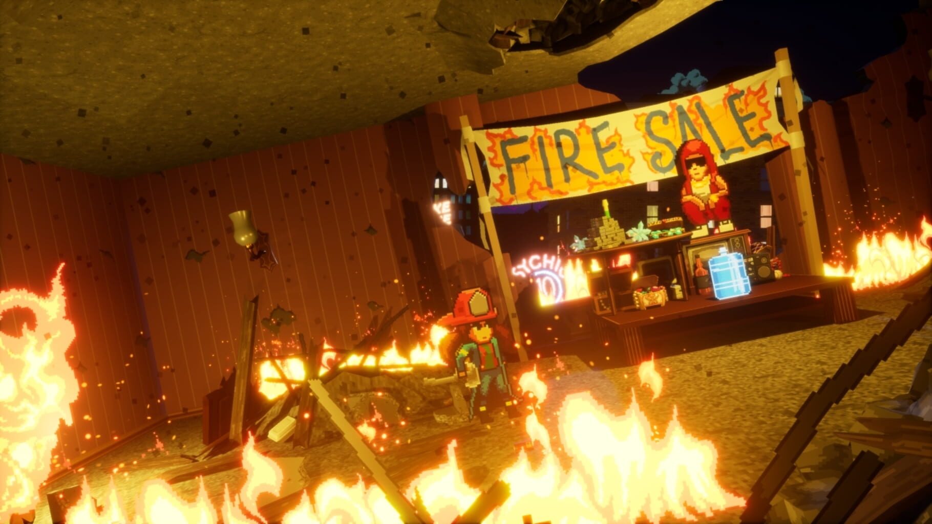 Captura de pantalla - Firegirl: Hack 'n Splash Rescue DX