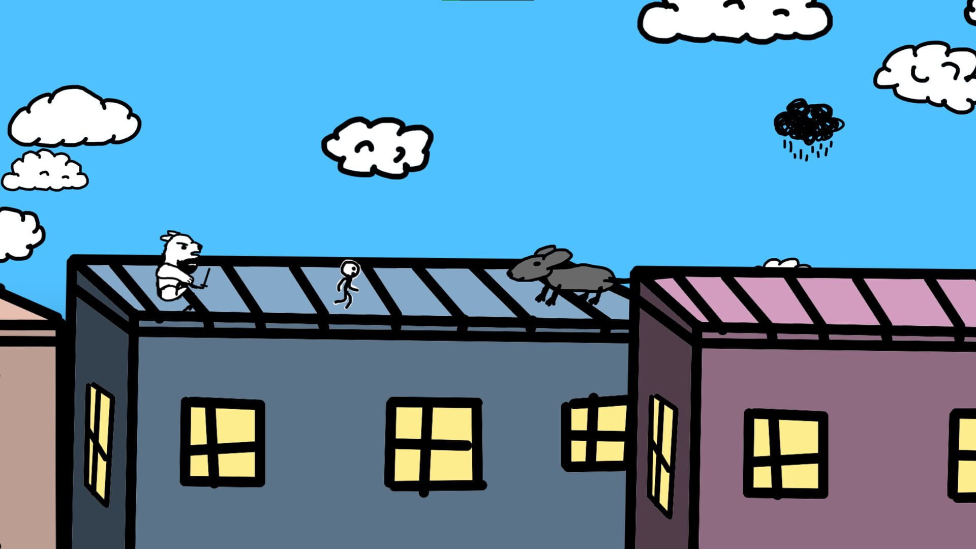 Polar Bear Riding A Ninja - Screenshot