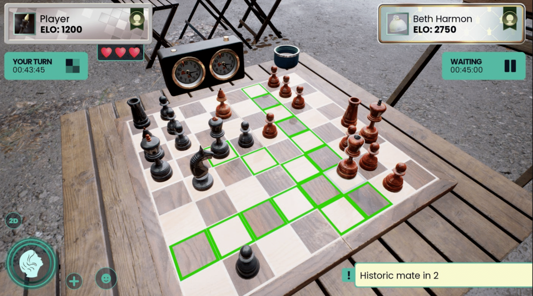 The Queen's Gambit Chess screenshot