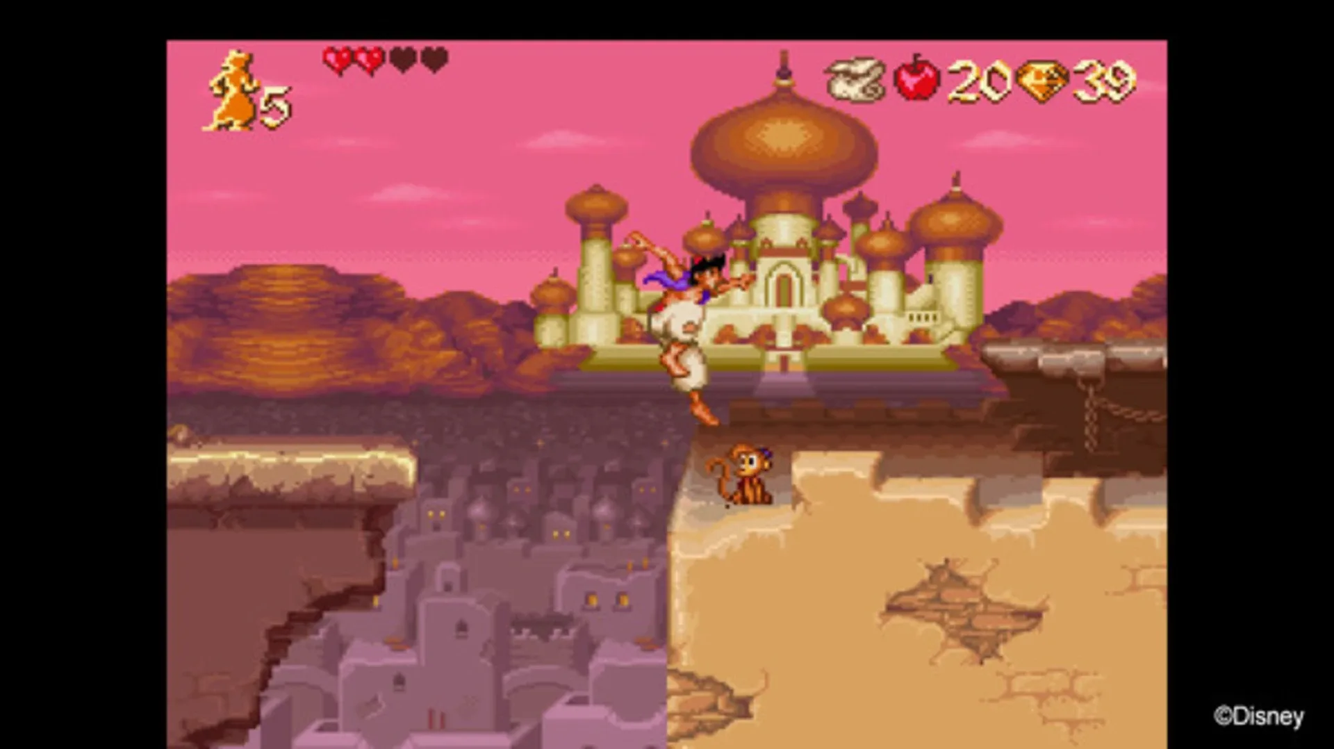 Captura de pantalla - Disney Classic Games: Aladdin and The Lion King - The Jungle Book and More Aladdin Pack