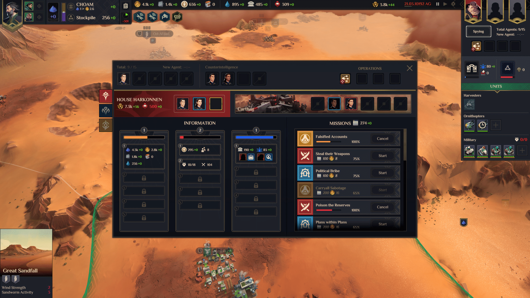 Dune: Spice Wars screenshot