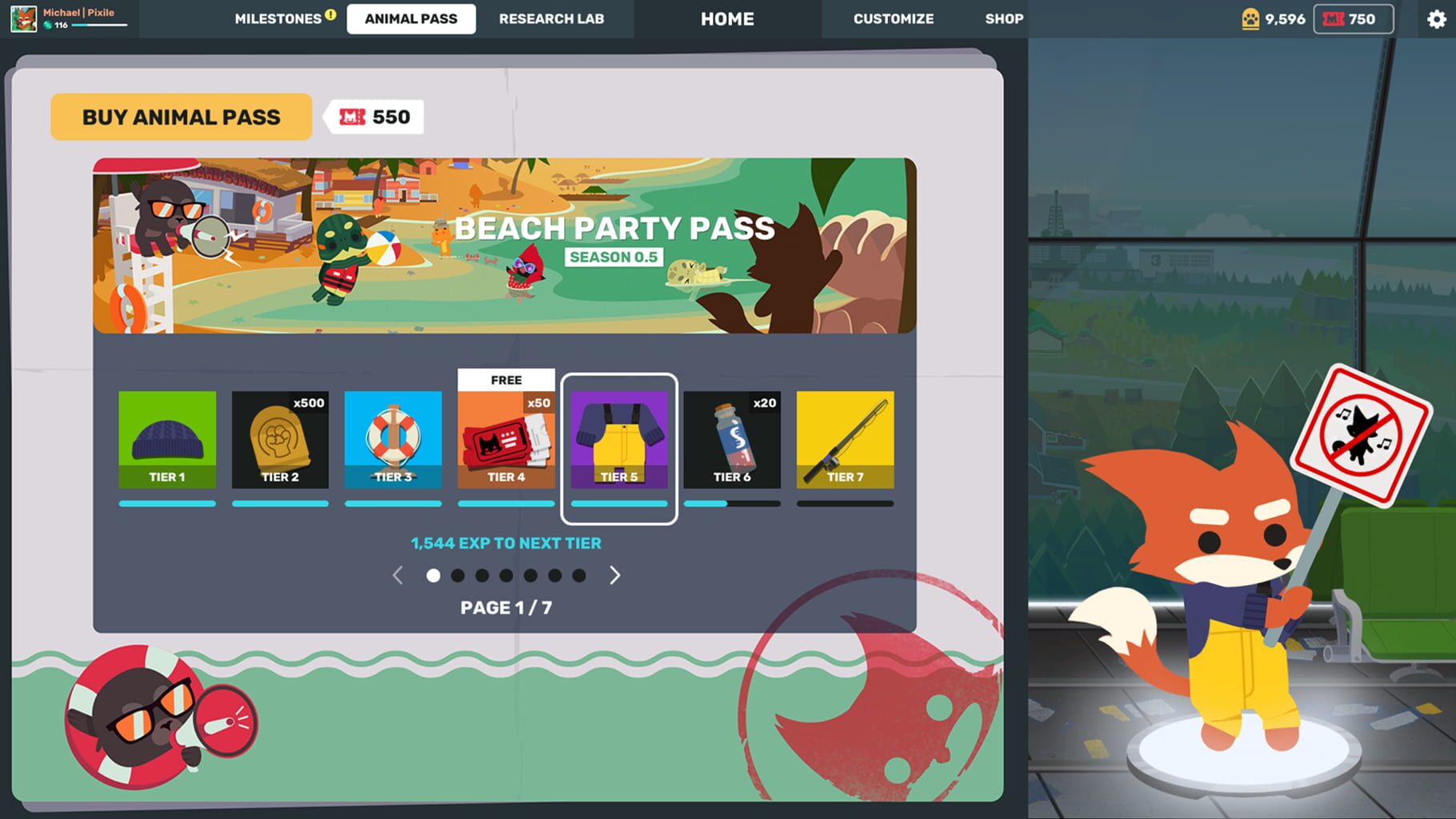 Captura de pantalla - Super Animal Royale: Season 0.5