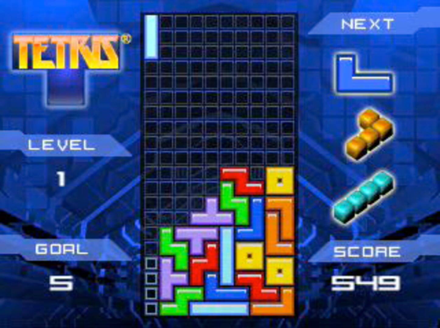 Captura de pantalla - Tetris