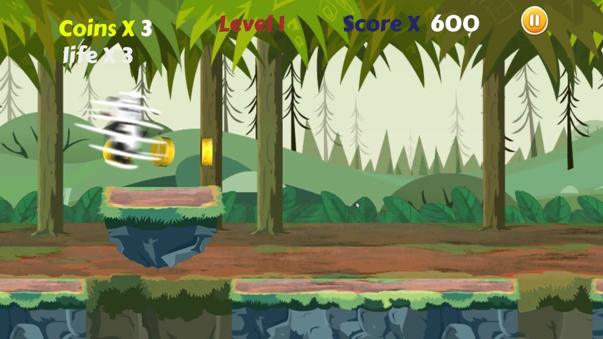Panda Parkour - Screenshot