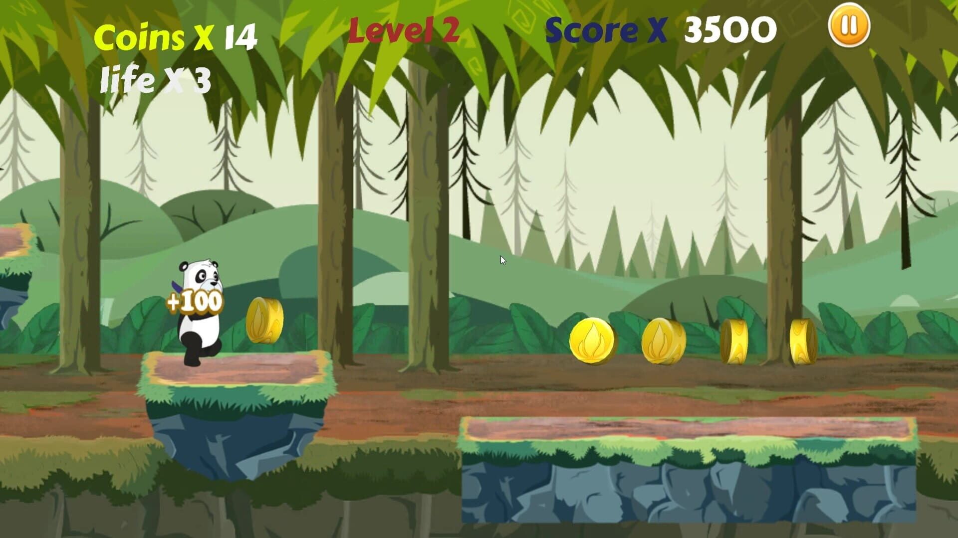 Panda Parkour - Screenshot