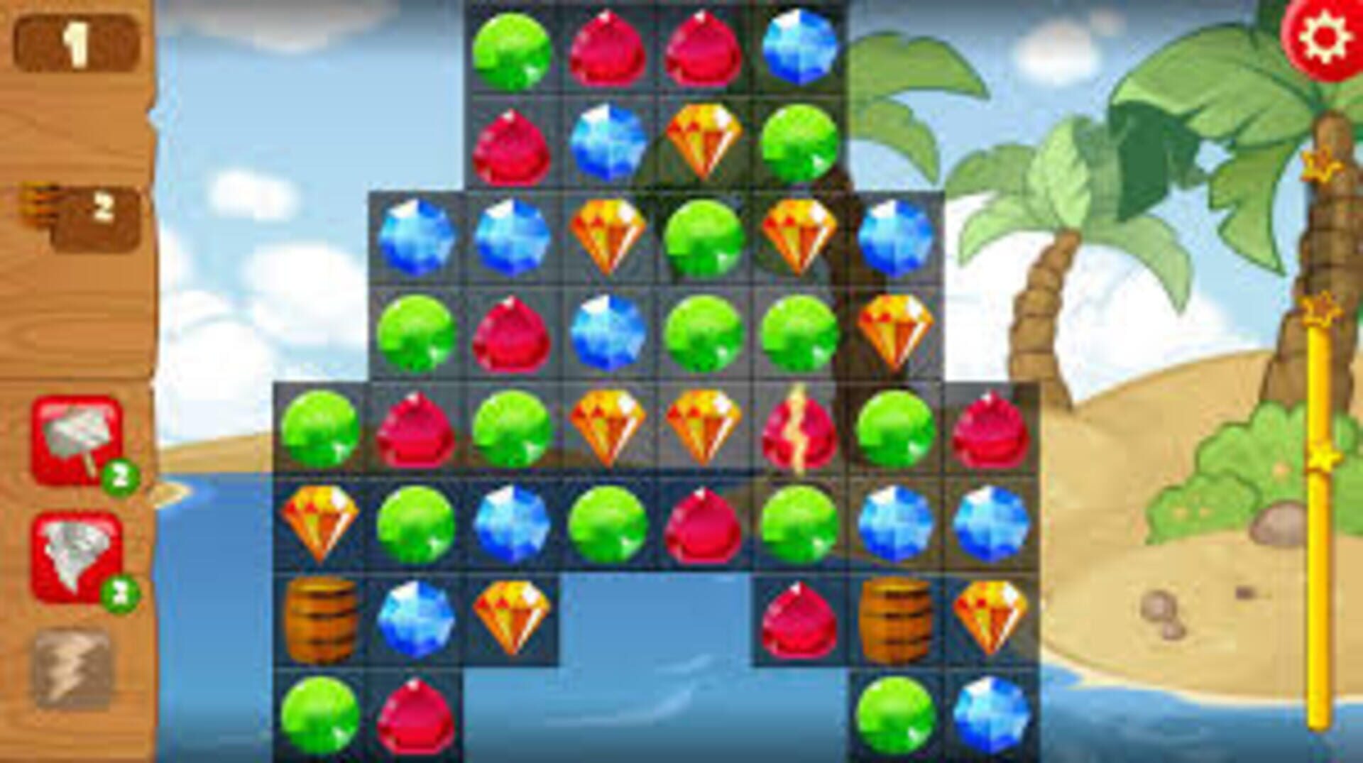 Pirate Treasures: Jewel & Gems - Screenshot