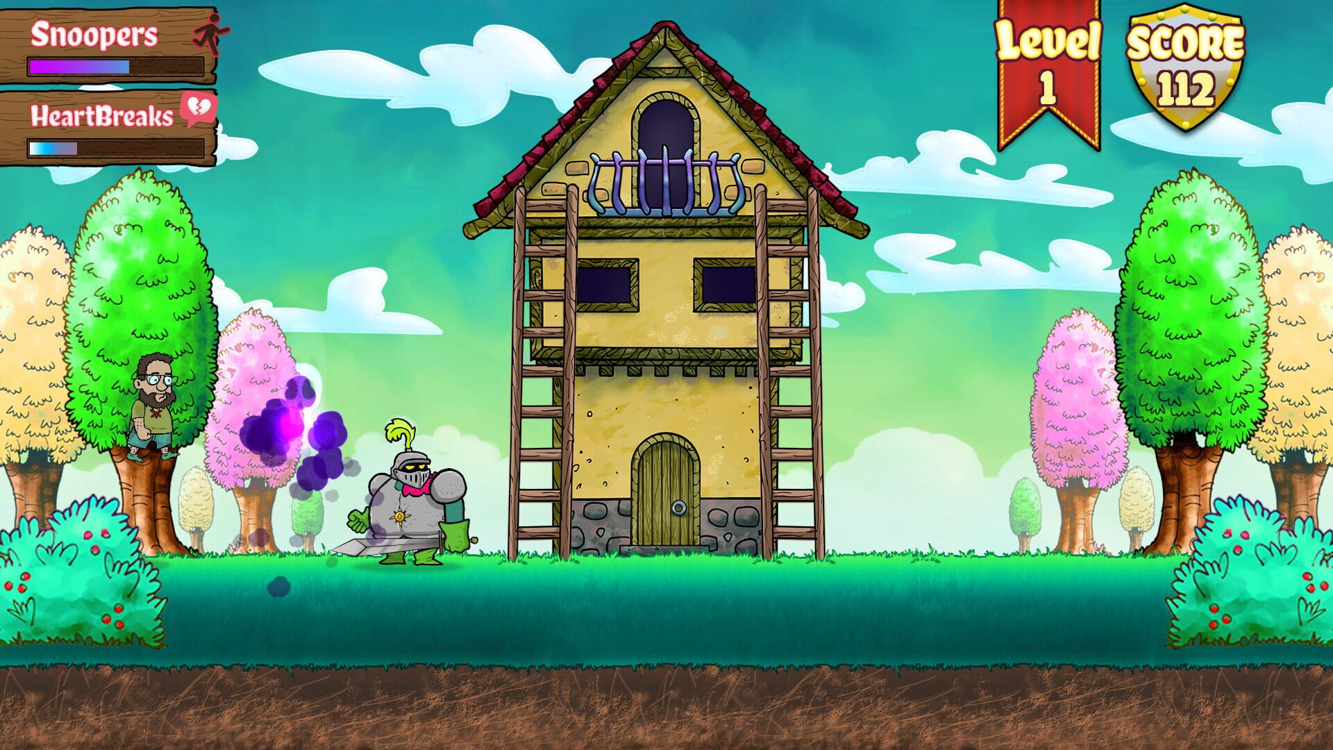 Bogdan's HeartQuest: The Invader Slayer - Screenshot