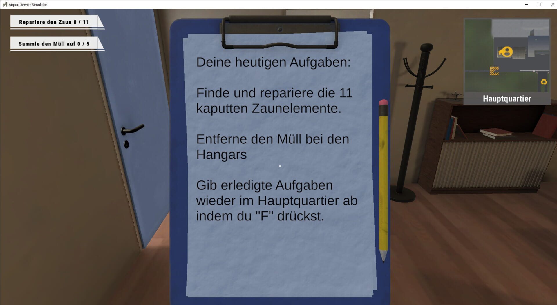 Airport Service Simulator - Screenshot