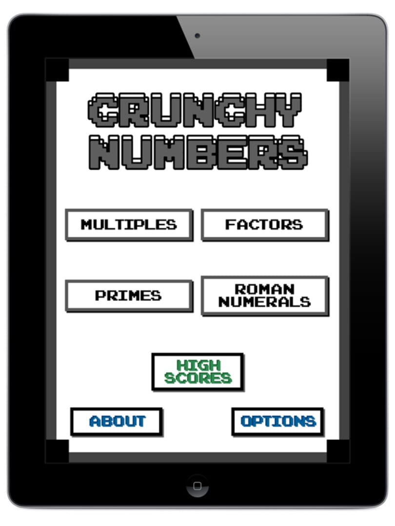 Crunchy Numbers Math Arcade - Screenshot