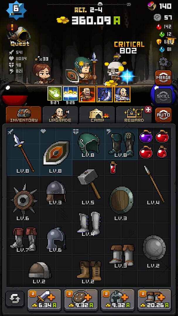 BarbarianMerge - Screenshot