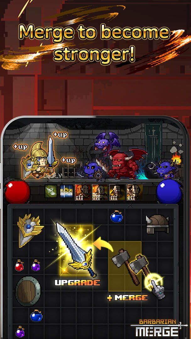 BarbarianMerge - Screenshot