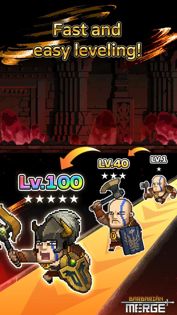 BarbarianMerge - Screenshot
