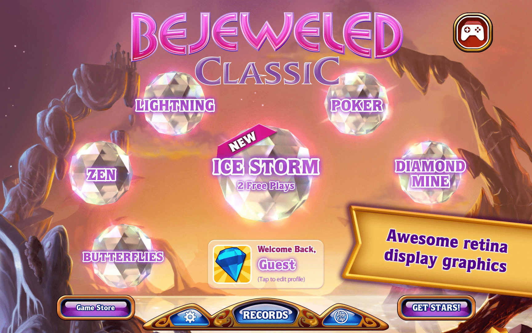 Bejeweled Classic screenshot