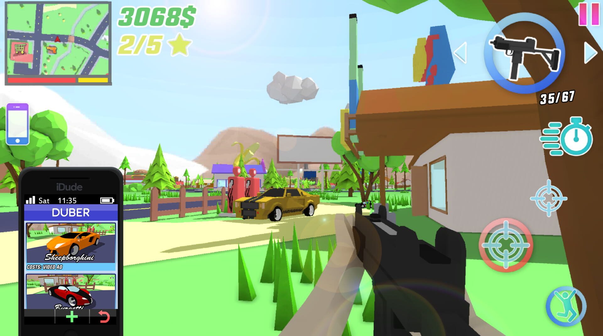 Dude Theft Wars - Screenshot