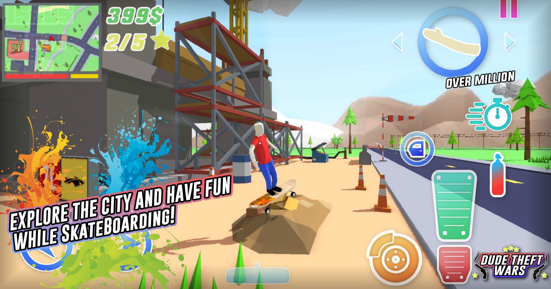 Dude Theft Wars - Screenshot