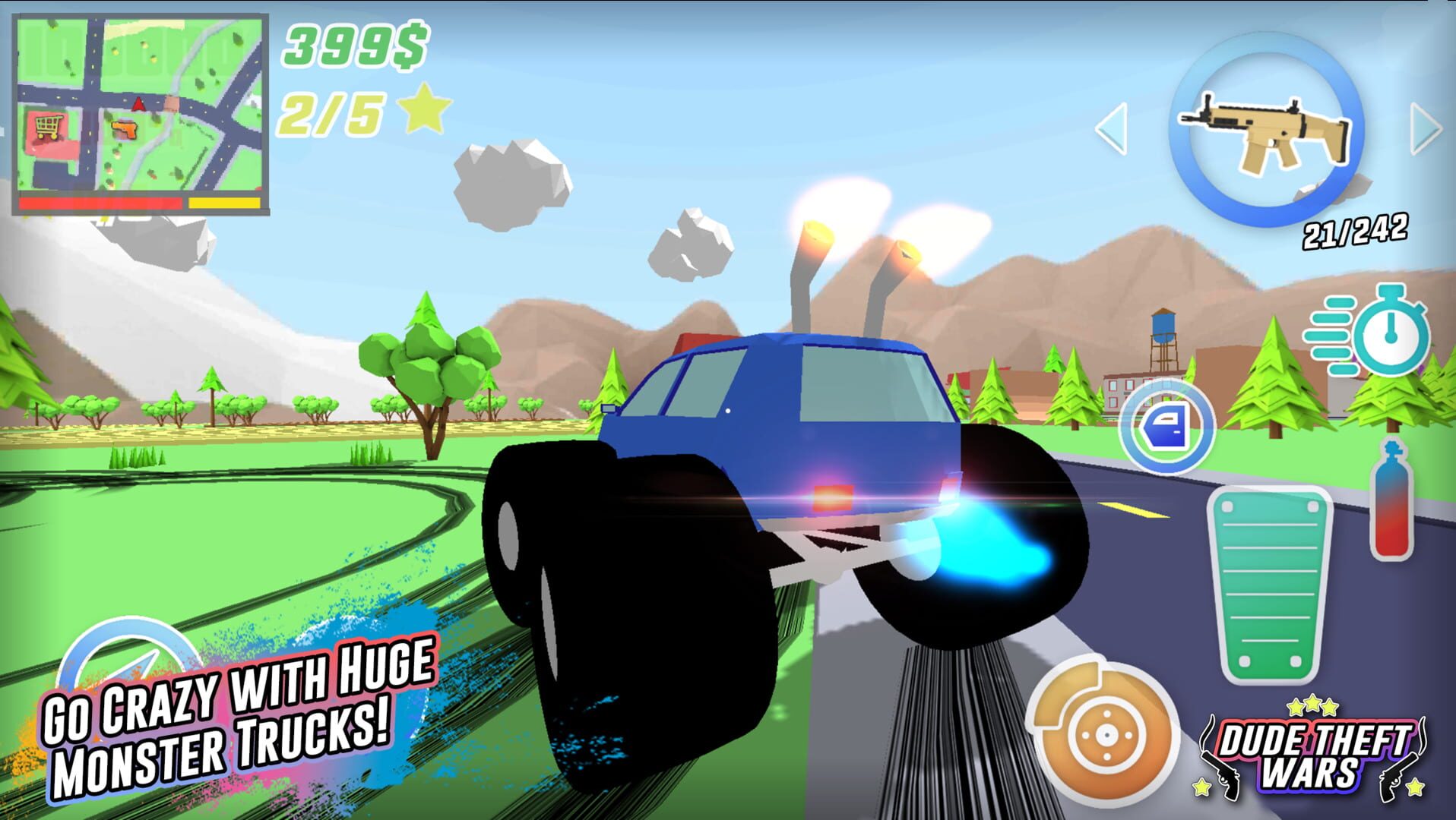 Dude Theft Wars - Screenshot