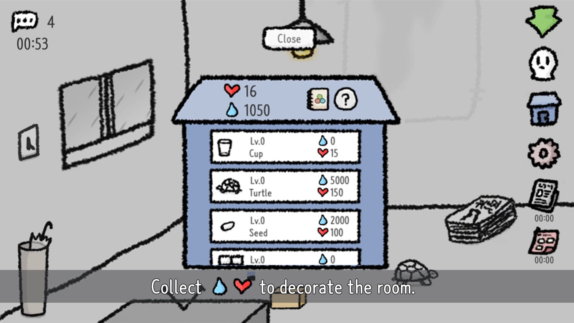 Rainy single room - Screenshot