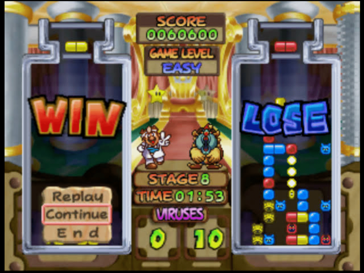 Dr. Mario 64 screenshot