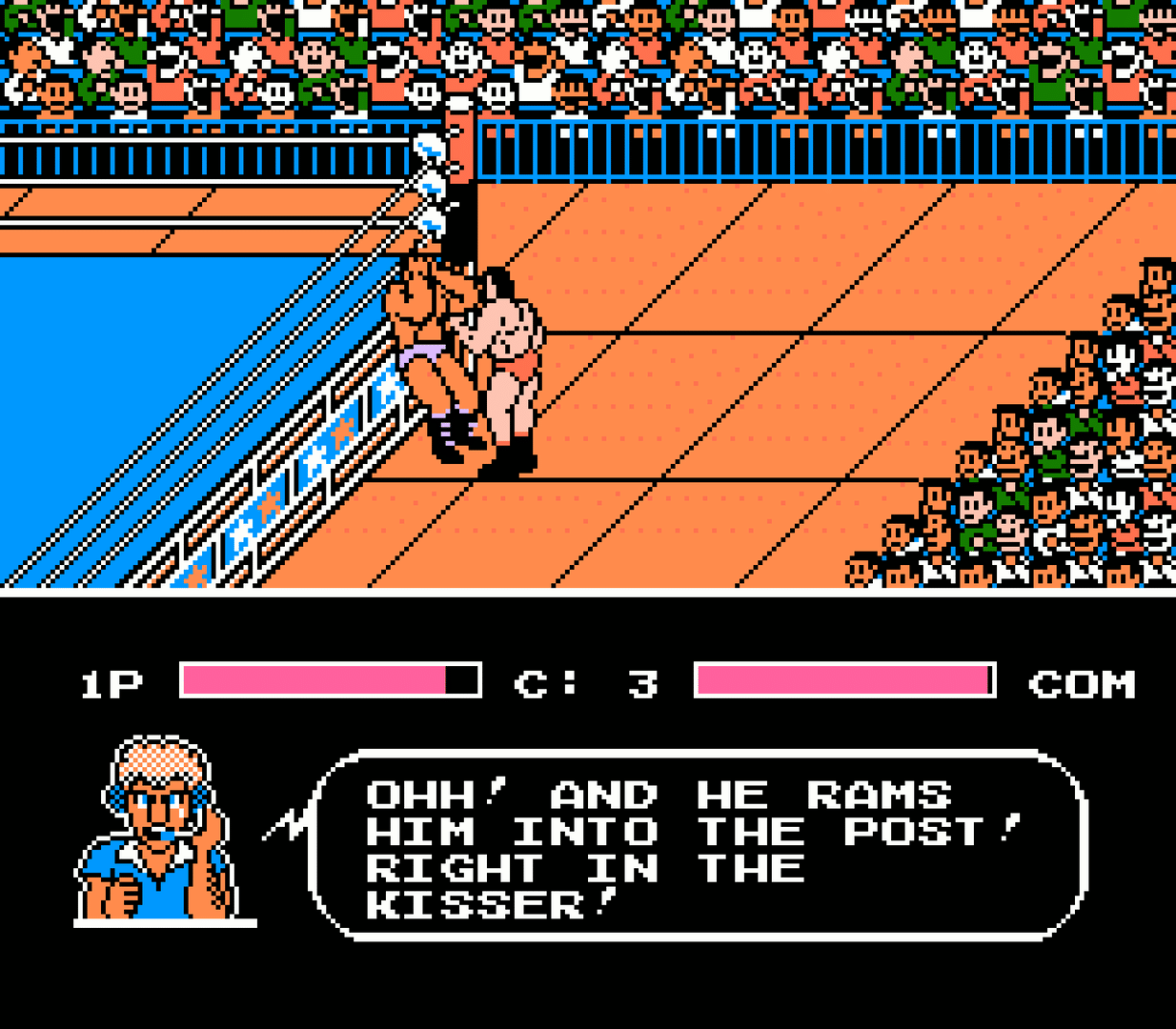 Tecmo World Wrestling screenshot