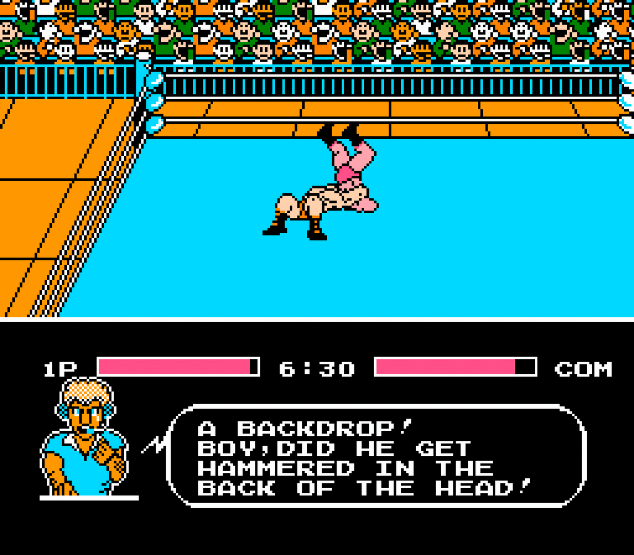 Tecmo World Wrestling screenshot