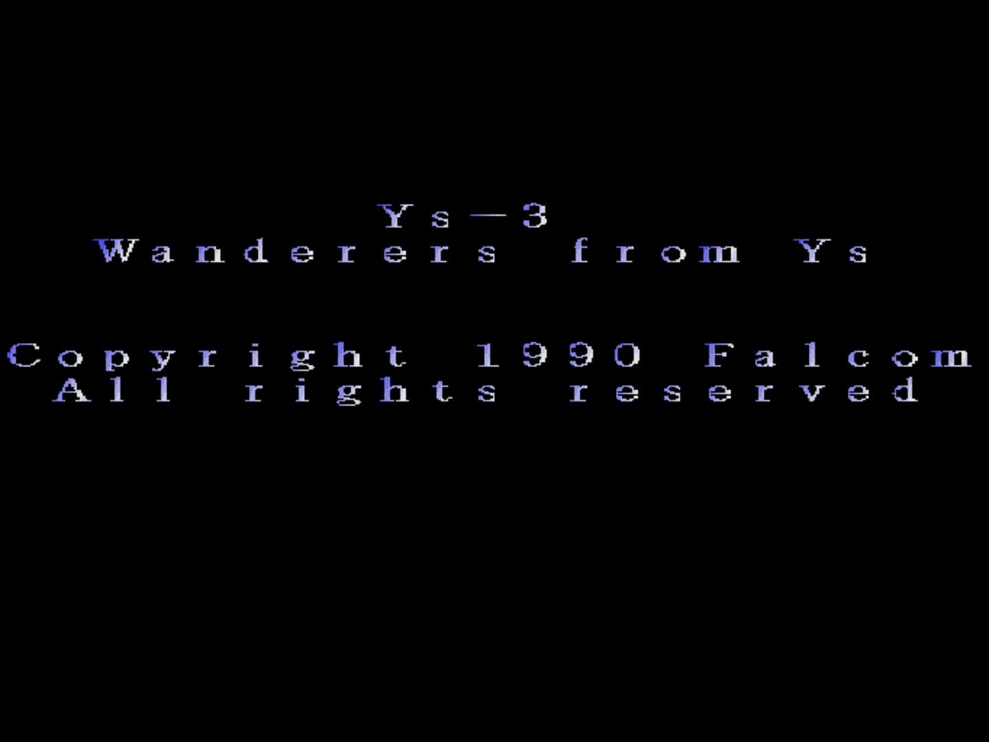 Captura de pantalla - Ys: Wanderers from Ys