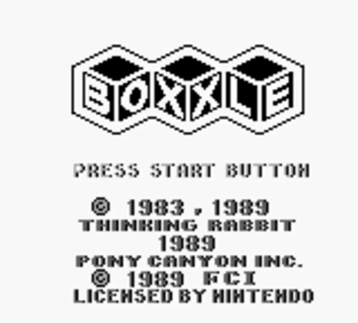 Captura de pantalla - Boxxle