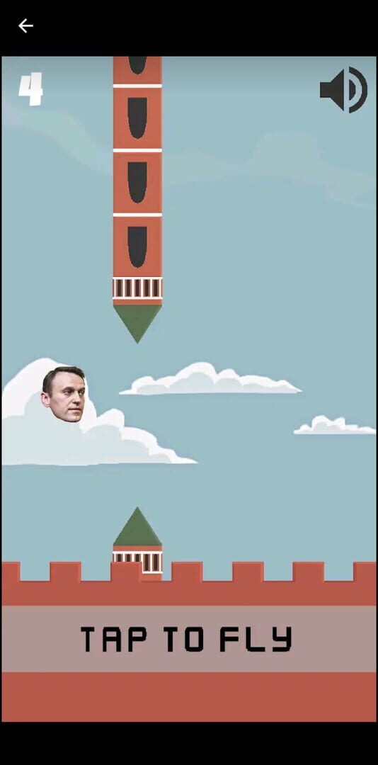 Flappy Navalny - Screenshot