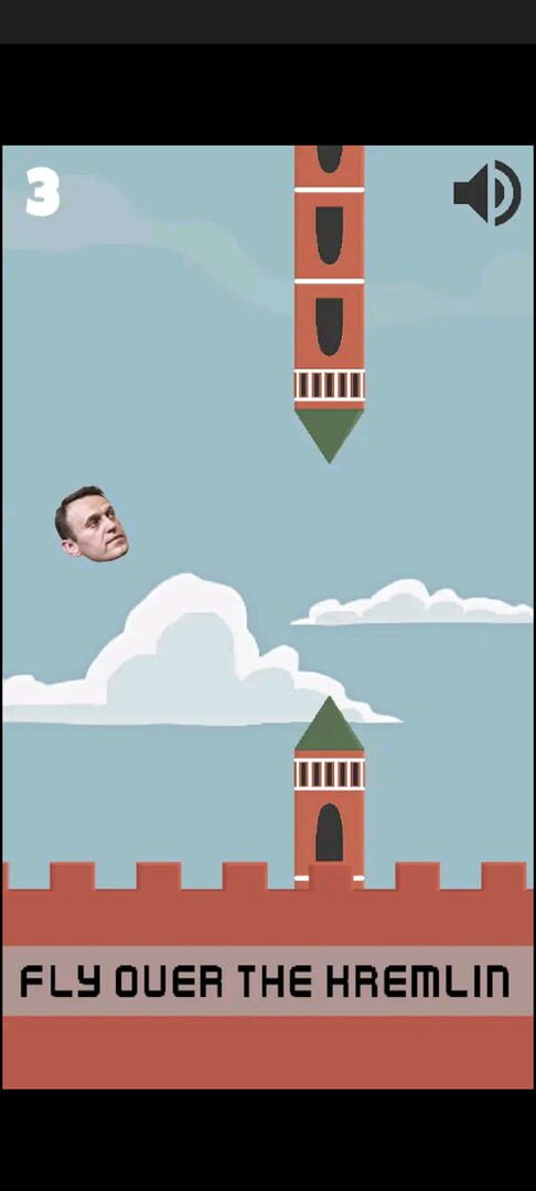 Flappy Navalny - Screenshot