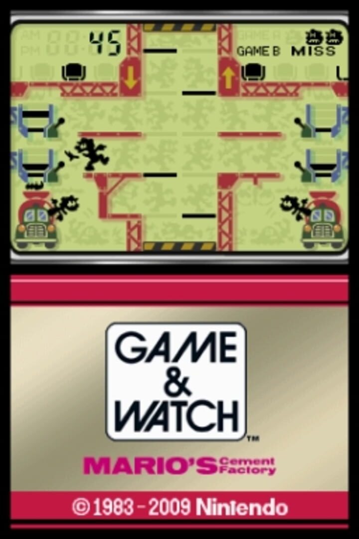 Captura de pantalla - Game & Watch Mario's Cement Factory