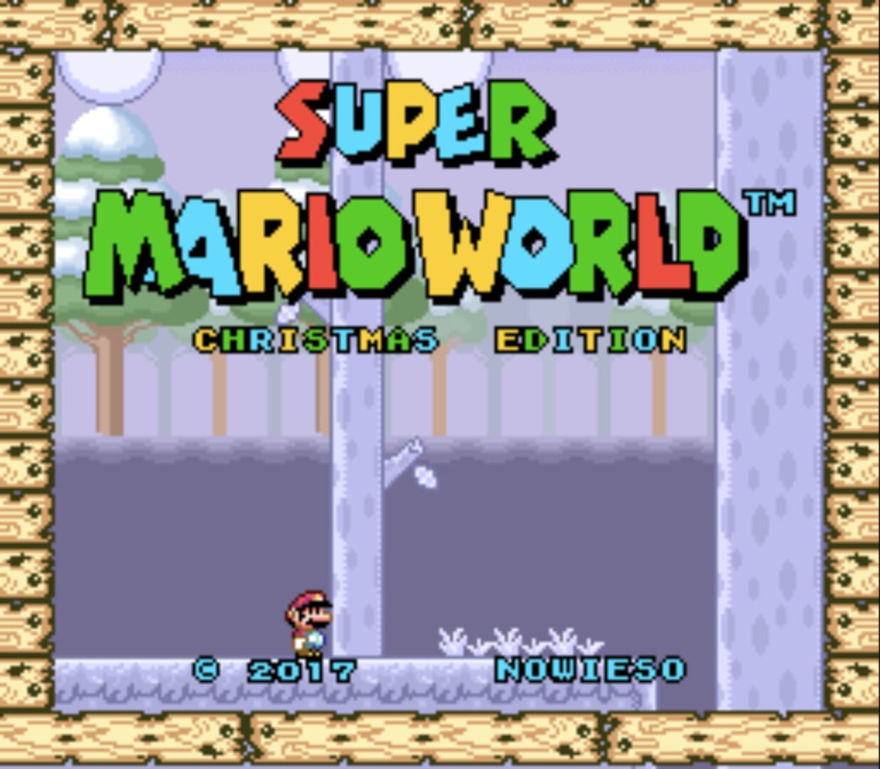 Captura de pantalla - Super Mario World: Christmas Edition